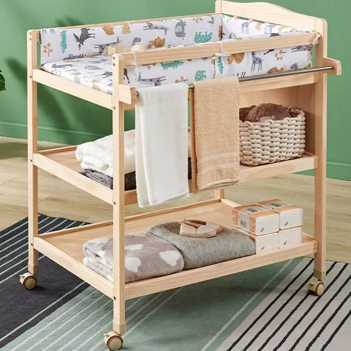 Wooden Changing Area
