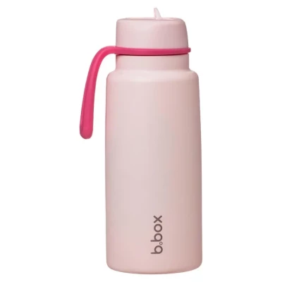B.box 1L Insulated Water Bottle | Triple-Layer Stainless Steel, Flip Top Lid & Sport Spout | Leakproof, BPA-Free, Keeps Drinks Cold up to 46hrs
