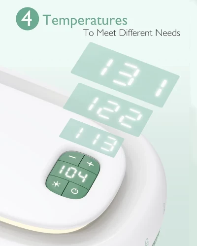 Momcozy Large Capacity Baby Wipe Warmer with Top Heating & Adjustable Night Light