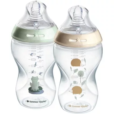 Tommee tippee Decorated Pond Natural Start 2 pack 340ml bottles
