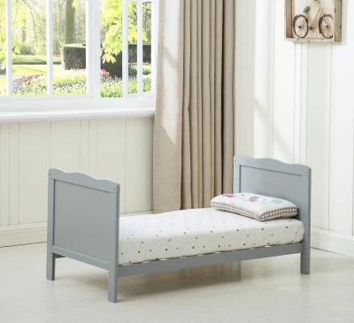 Grey Wooden Baby Cot