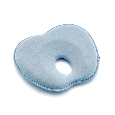 Babyjem Flat Head Prevention Pillow Grey, Blue  - 0 Months+