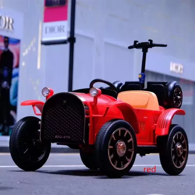 Electric Parent Child Ride on Toy Car, Remote Control 4-wheel, 12 V Battery, Suitable for Age 1 to 7 years