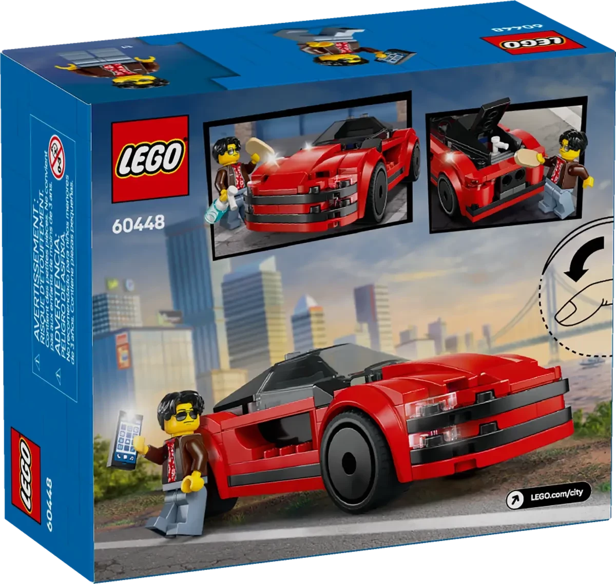 Red Sports Car - 60448