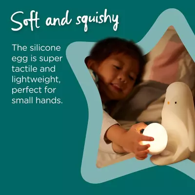 Tommee Tippee Penguin Night Light White Age-1 Year & Above