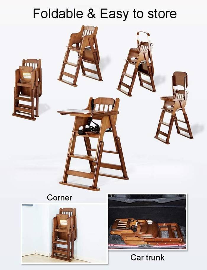 Easy to store online high chair