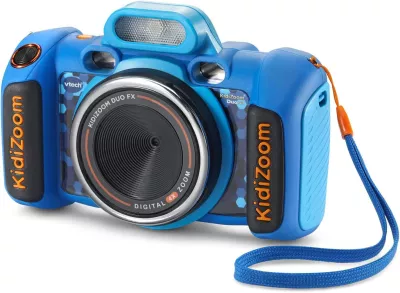 VTech KidiZoom Duo Camera FX, Dual Lens Kids Digital Camera with Photo & Video Effects, Voice Recorder, and Learning Games for Ages 3+