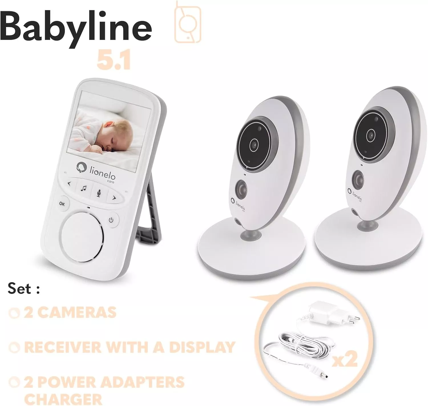 Lionelo Electronic Nanny, Babyline 5.1