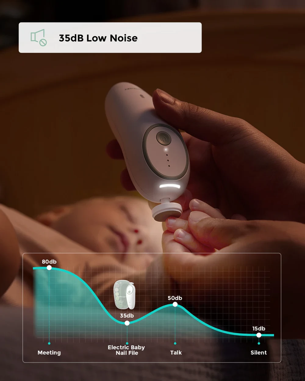Momcozy Electric Baby Nail File