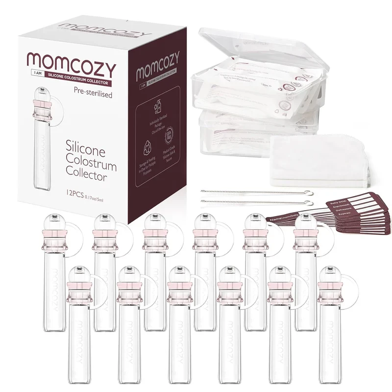 Momcozy Colostrum Reusable Breast Milk Collector - 12Pc