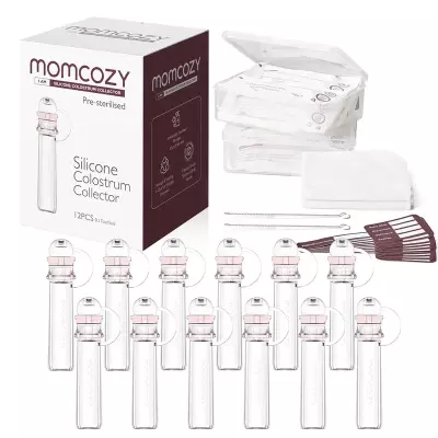 Momcozy Colostrum Reusable Breast Milk Collector - 12Pc