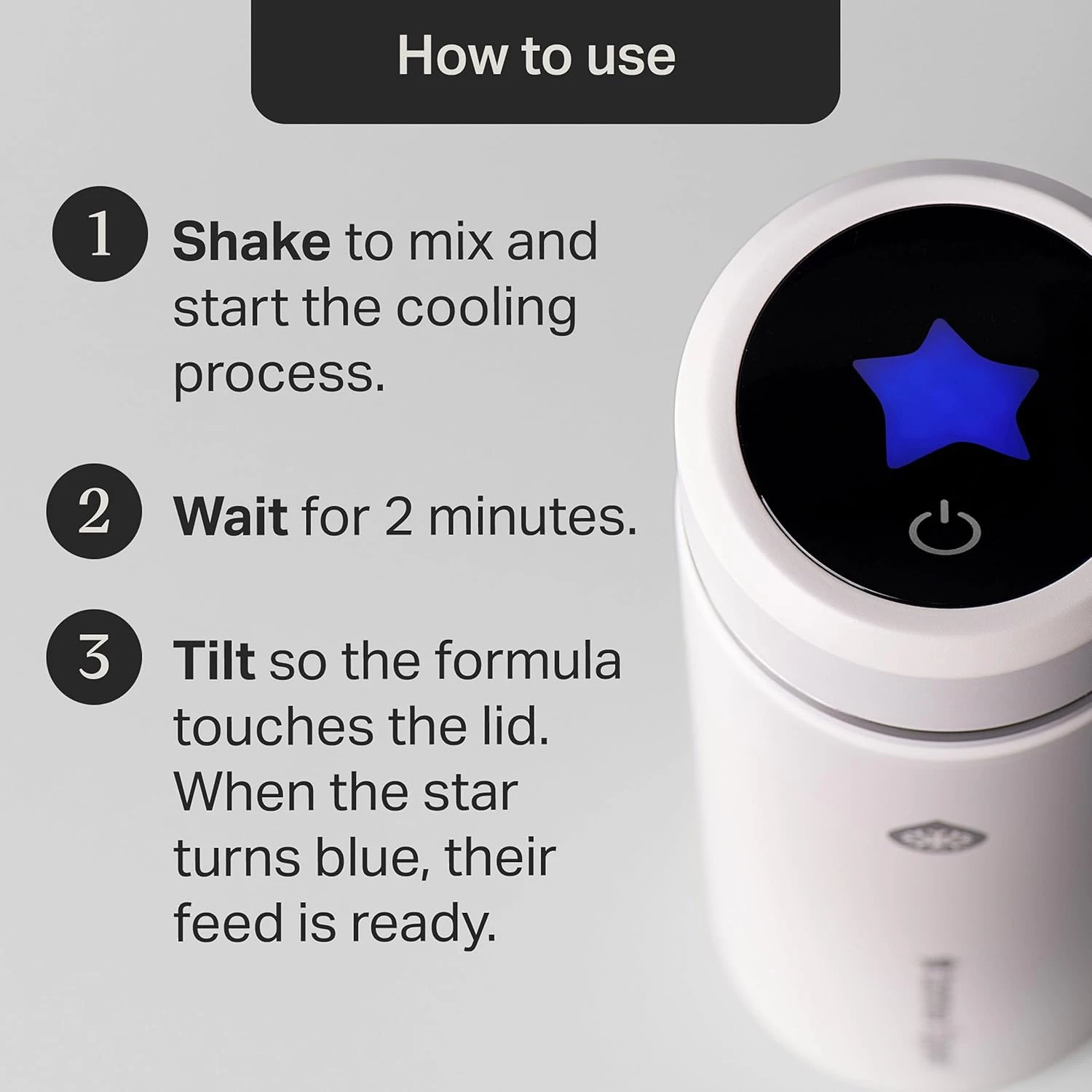 Tommee Tippee PrepGo Formula Feed Maker – Portable 2-Minute Bottle Prep