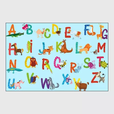 Modern Kids Non-Slip Floor Playmat with Kid-friendly Prints | Different Sizes and Prints
