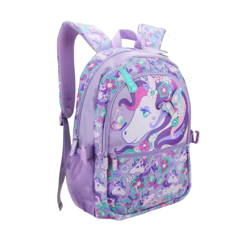 Smiggle Magical Unicorn Backpack – Glitter School Bag with Multiple Compartments, Lightweight & Durable Back-to-School Backpack for Kids
