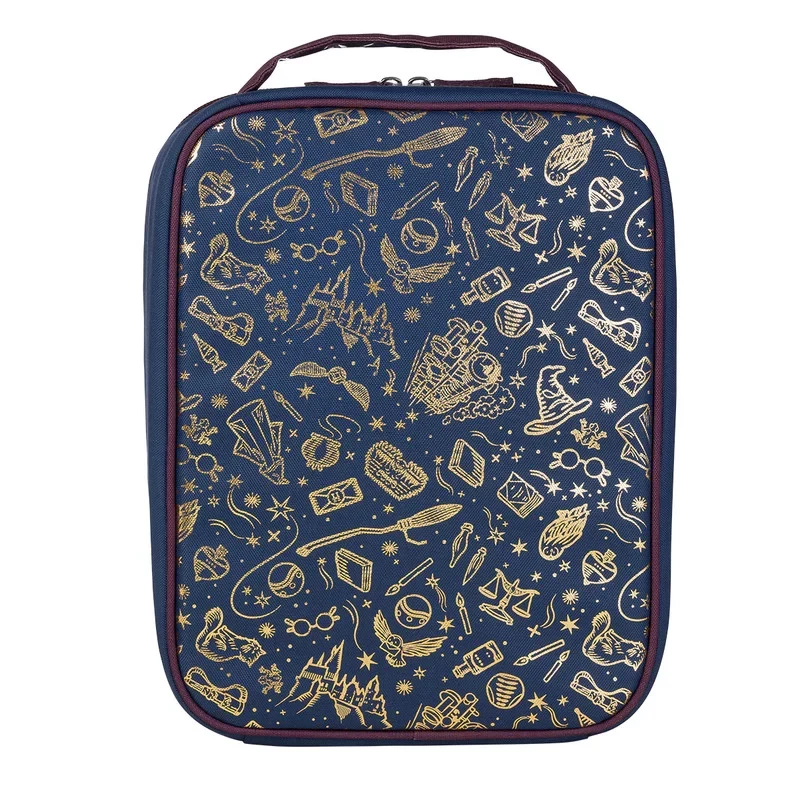 B.box Harry Potter Flexi Insulated Lunch Bag | Fits Large Lunchbox & Snackbox | Machine Washable, Eco-Friendly, Leak-Resistant Kids Lunch Bag