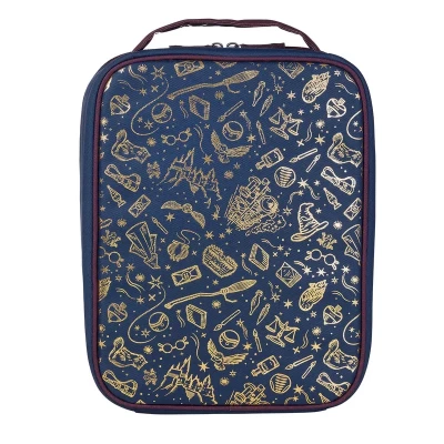 B.box Harry Potter Flexi Insulated Lunch Bag | Fits Large Lunchbox & Snackbox | Machine Washable, Eco-Friendly, Leak-Resistant Kids Lunch Bag