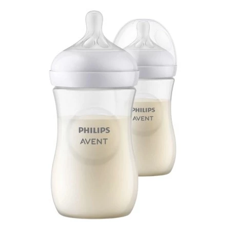 Philips Avent Natural Response Baby Bottles 125ml 0m+, 260ml 1m+, BPA Free for Babies