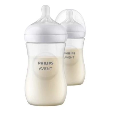 Philips Avent Natural Response Baby Bottles 125ml 0m+, 260ml 1m+, BPA Free for Babies