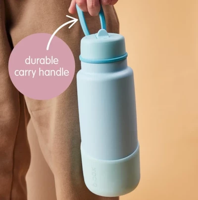 B.box 1L Insulated Water Bottle | Triple-Layer Stainless Steel, Flip Top Lid & Sport Spout | Leakproof, BPA-Free, Keeps Drinks Cold up to 46hrs