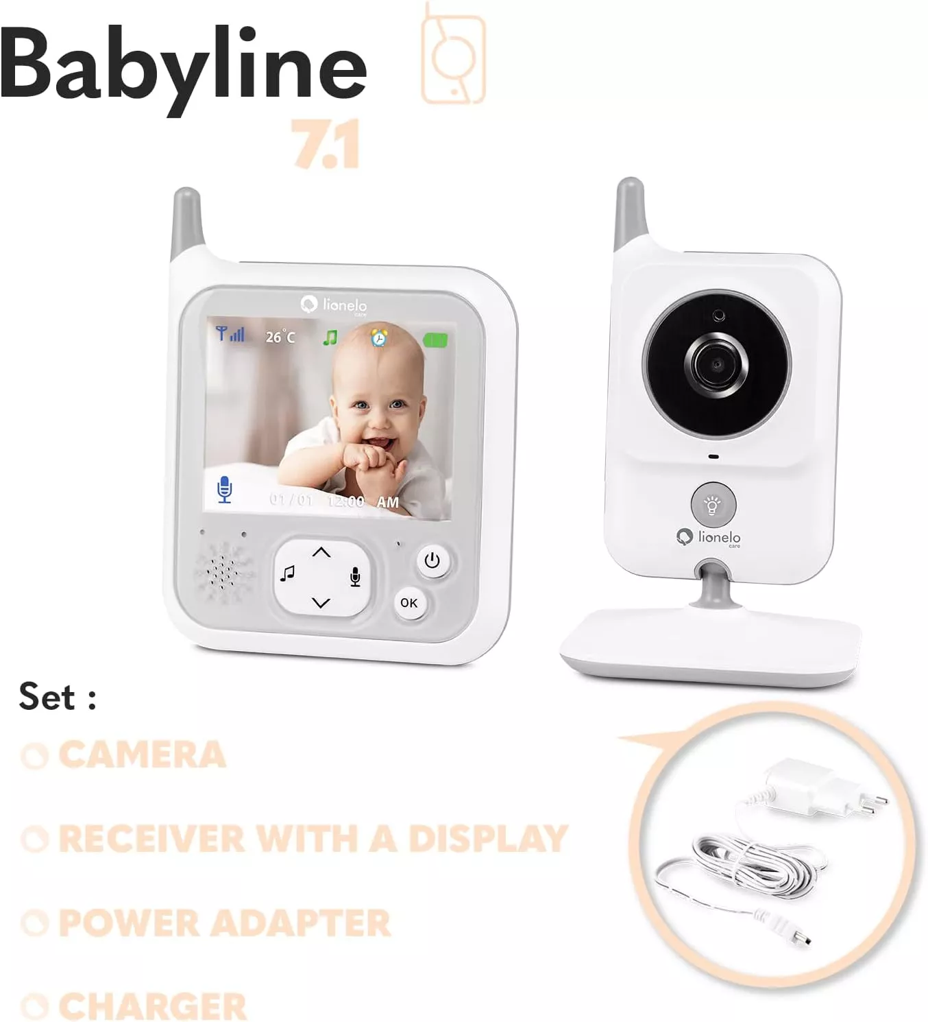 Lionelo Electronic Nanny - Babyline 7.1 0