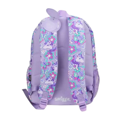 Smiggle Magical Unicorn Backpack – Glitter School Bag with Multiple Compartments, Lightweight & Durable Back-to-School Backpack for Kids