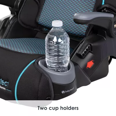 Baby Trend Protect 2-in-1 Folding Booster Car Seat, Adjustable Booster Seat with Side Impact Protection, Cup Holders & Foldable Design