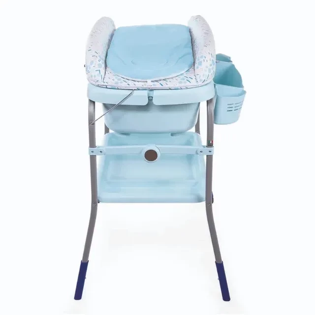 Chicco 2-in-1 Bath And Changing Table, With Changing Mattress, bathtub, and ample storage, 0m+
