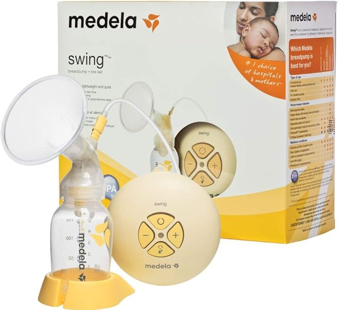 Medela Swing Electric Breast Pump, Two-Phase Expression, Compact & Efficient