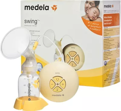 Medela Swing Electric Breast Pump, Two-Phase Expression, Compact & Efficient