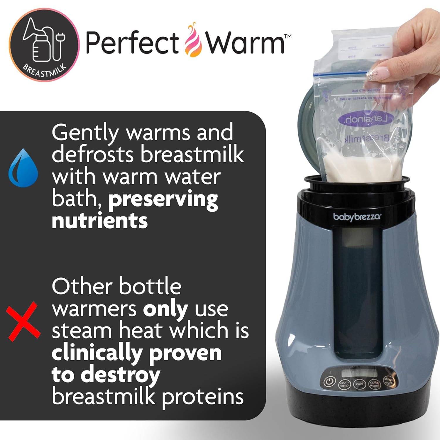 Baby Bottle Warming Cold Breast Milk Baby Brezza Breast Milk Baby