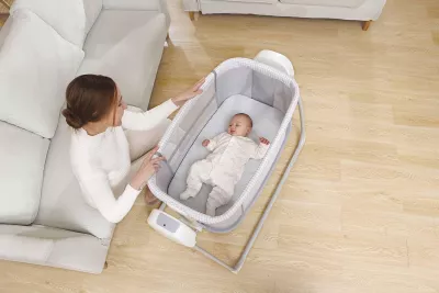Mastela 3-in-1 Electric Swing Bedside Crib