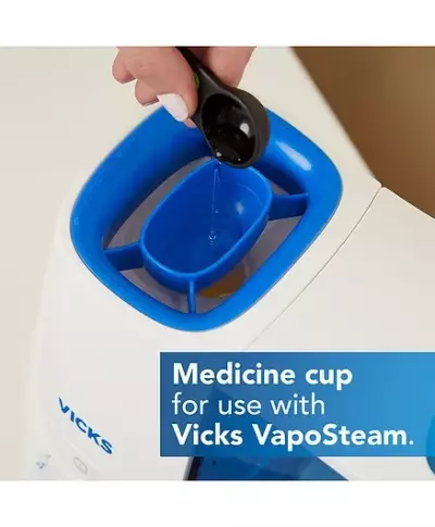 Vicks Warm Mist Humidifier – 99% Bacteria-Free Steam for Easy Breathing & Better Sleep