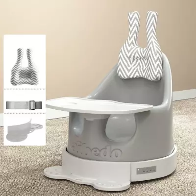 Aibedo 4-in-1 Baby High Chair – Adjustable Baby Dining & Feeding Seat for 6 Months plus, Portable Toddler Highchair for Home & Restaurant Use
