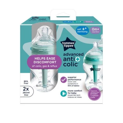 Tommee Tippee Advanced Anti-Colic Baby Bottle 260ml