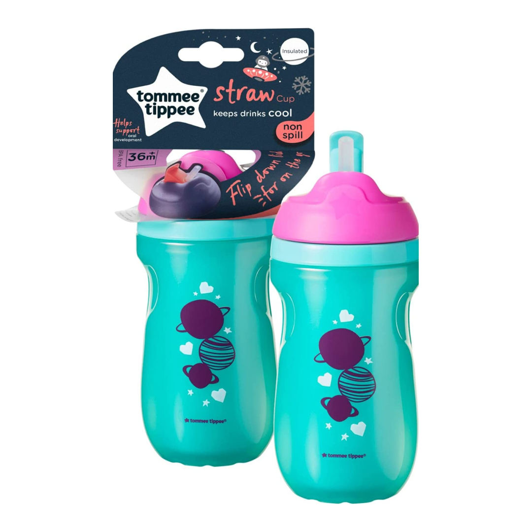 Tommee Tippee Active Insulated Straw Cup 9oz/260ml 12m+ (Green)