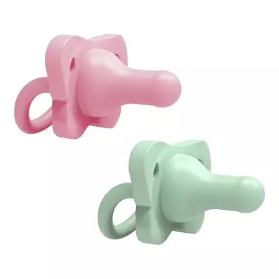 Dr. Brown’s® HappyPaci™ 100% Silicone Pacifier (2-Pack) | BPA-Free, 0-6 Months