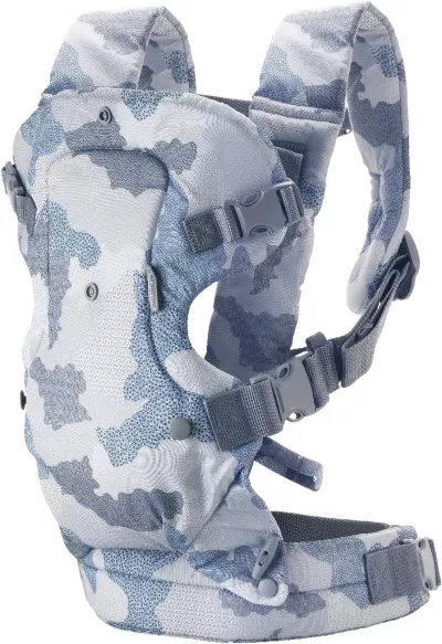 Infantino Flip Advanced 4-in-1 Carrier, Convertible Baby Carrier, Face-In & Face-Out Front and Back Carry , For Newborns & Toddlers, Camo print