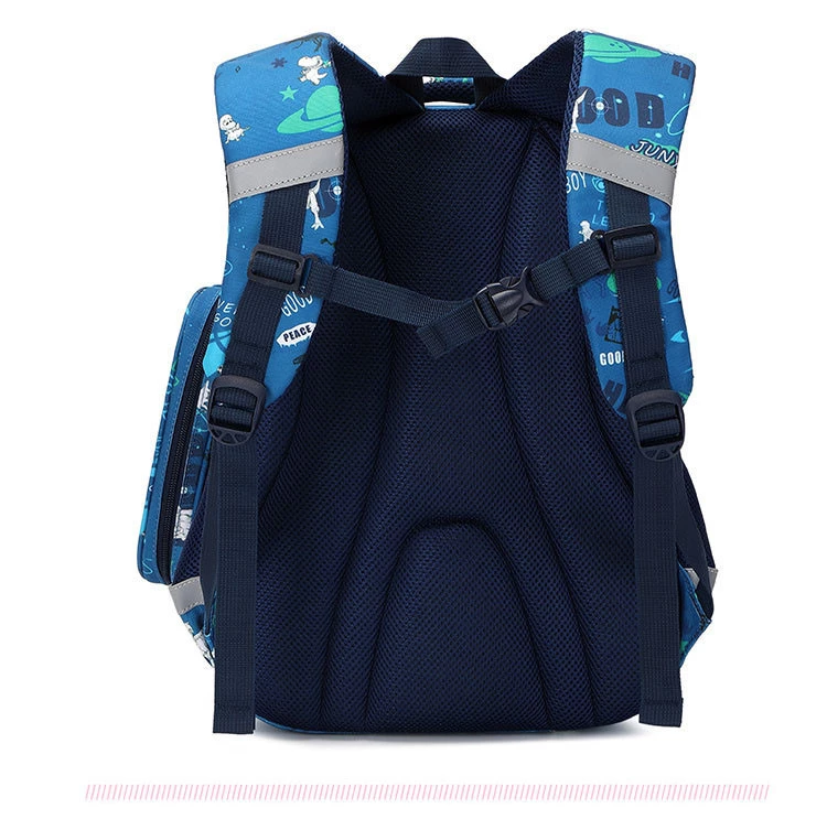 Children's Schoolbag, Dinosaur Print Waterproof Backpack with Lunch Box for Primary School Boys