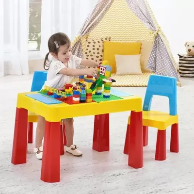 Table Set With 2 Chairs