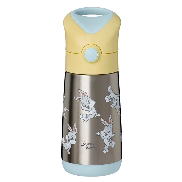 B.Box Insulated Drink & Water Bottle | Insulated Double Wall Stainless Steel | Keeps Drink Cold Up to 8hrs, Warm Up to 6hrs | 350ml | 12m+