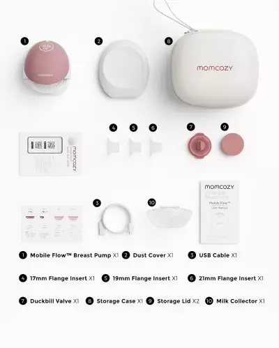 Momcozy Mobile Flow™ Hands-Free Breast Pump | M9 - single
