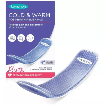 Cold & Warm Reusable Post-Birth Relief Pad, Freezer and Microwave Post-birth Essentials