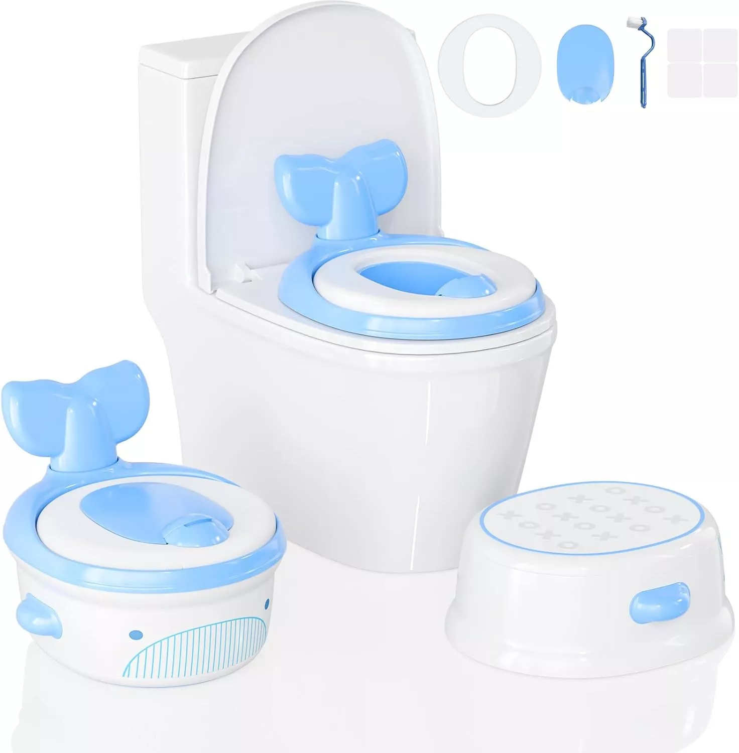 4 in 1 Baby Potty+Training Seat+Little Sofa+Step Stool