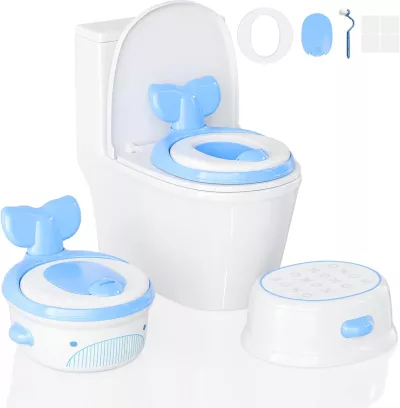 4 in 1 Baby Potty+Training Seat+Little Sofa+Step Stool
