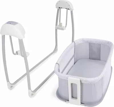 Mastela 3-in-1 Electric Swing Bedside Crib