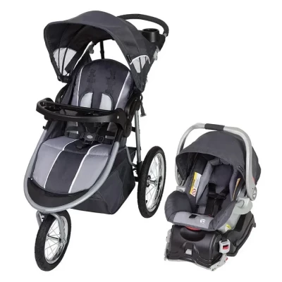 Cityscape Plus Jogger Travel System Raven, Stroller and Carseat Combo, 0M+