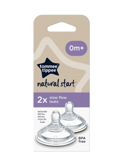 Tommee Tippee Natural Start Baby Bottle Teat, Anticolic Bottle Replacement