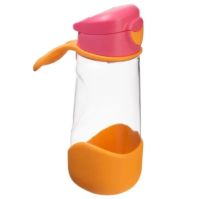 B.Box Sport Spout Kids Water Bottle 450ml | Leakproof, Durable, Easy Grip Tritan Drink Bottle with Tilt & Sip Spout |12m+