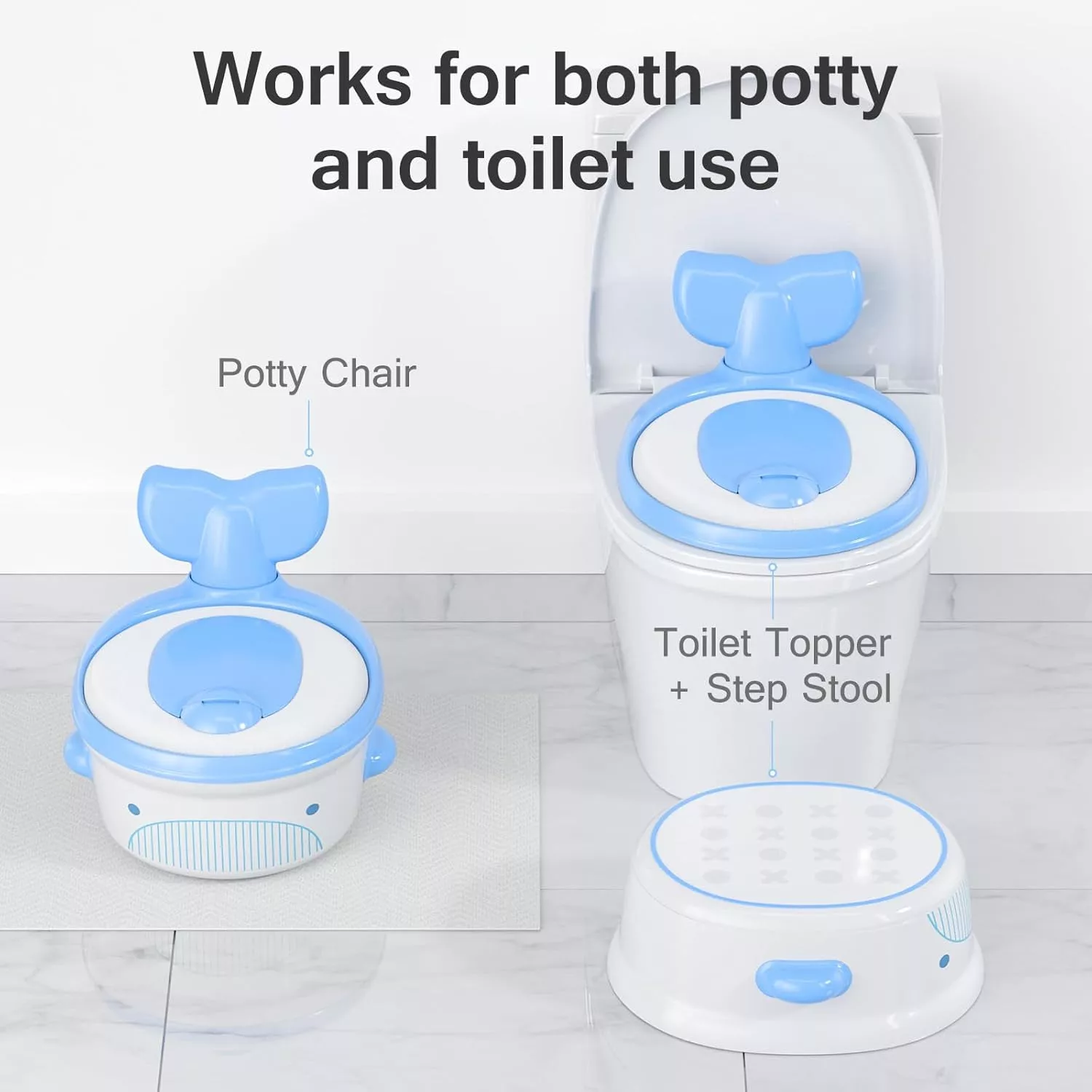4 in 1 Baby Potty+Training Seat+Little Sofa+Step Stool