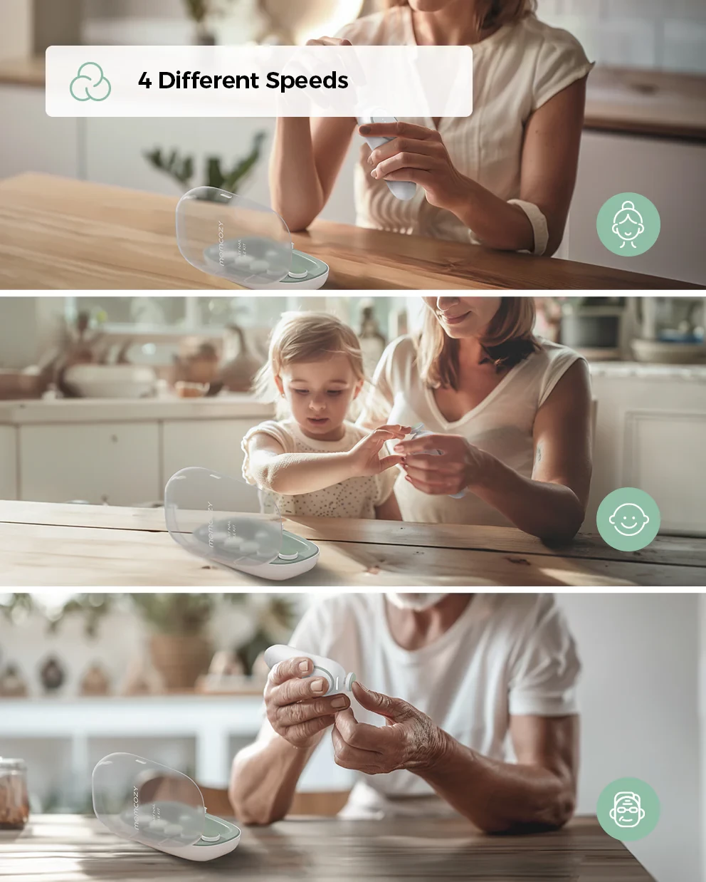 Momcozy Electric Baby Nail File